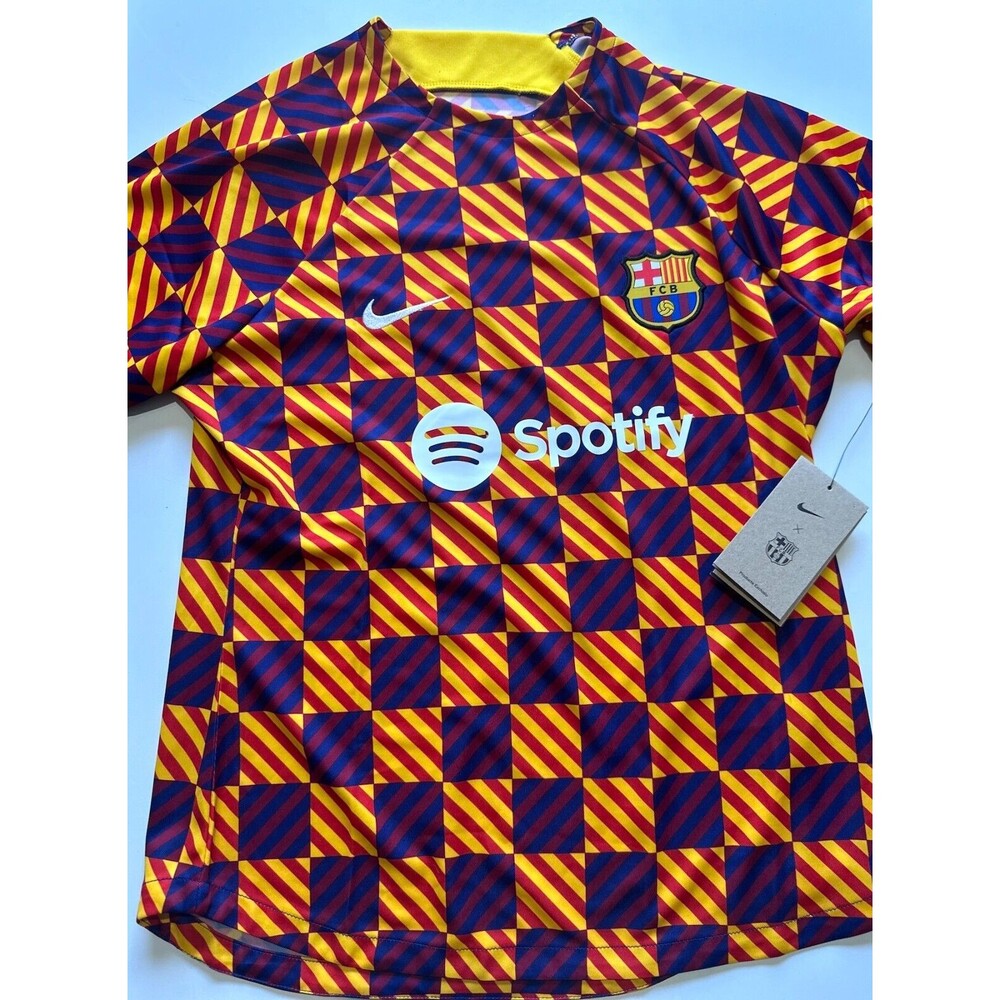 Nike FC Barcelona FCB Pre-Match Jersey Women's Medium NEW DR4910 729 Soccer